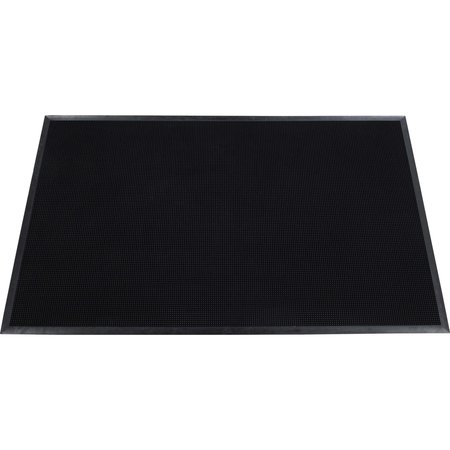 Genuine Joe Brush Tip Scraper Mat, Black, 18" W x 28" L 70380